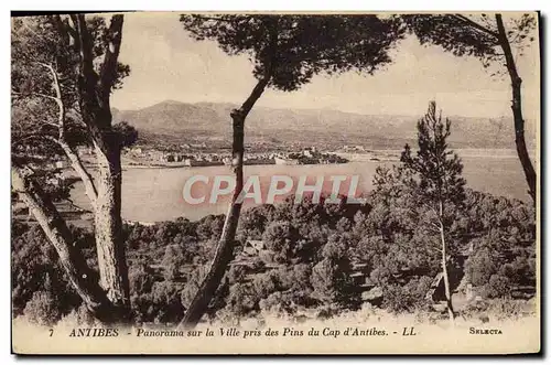 Ansichtskarte AK Antibes Panorama Sur la Ville Pris des Pins du Cap