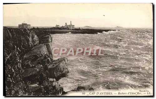 Cartes postales Antibes Rochers d&#39Eden Roc