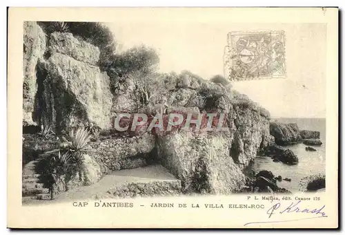 Cartes postales Antibes Jardin De La Villa Eilen Roc