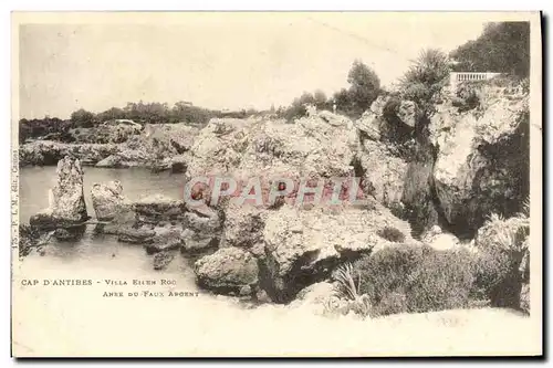 Cartes postales Antibes Villa Eilen Roc Anse du faux argent