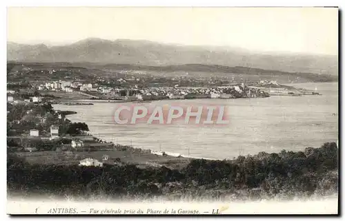 Cartes postales Antibes Vue Generale Prise du Phare de la Garoupe