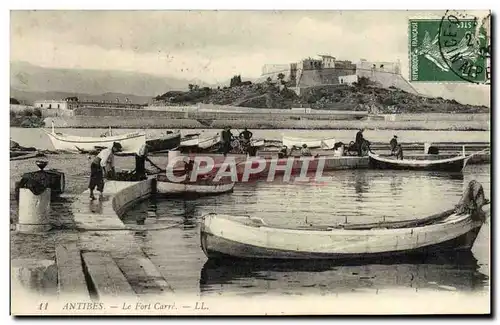 Cartes postales Antibes Le Fort Carre Bateaux