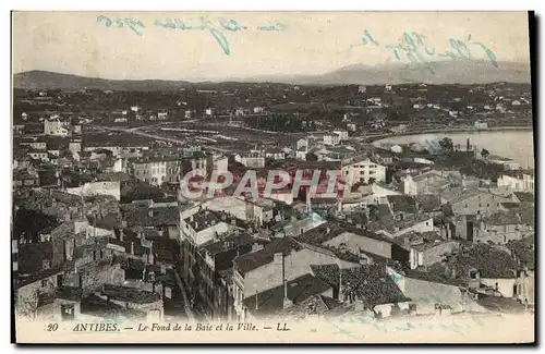 Ansichtskarte AK Antibes Le Fond de la Baie et la Ville