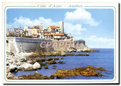 Cartes postales moderne Antibes La Vieille Ville Les Jardins et les Remparts