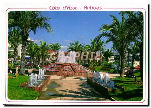 Cartes postales moderne Antibes Cote D&#39Azur Les jardins du Ponteil