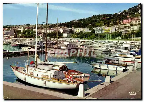 Moderne Karte Beaulieu sur Mer Le port Bateau