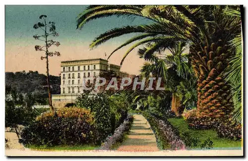 Cartes postales moderne Beaulieu Le jardin public et l&#39hotel Bedford