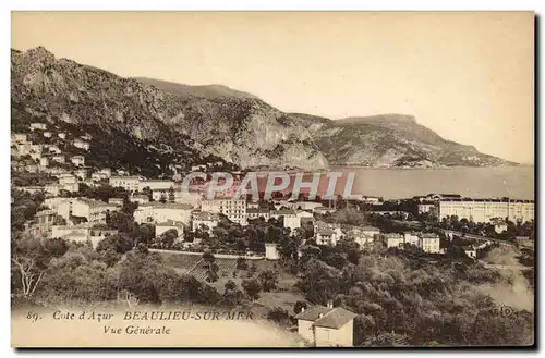 Cartes postales moderne Beaulieu Sur Mer Vue Generale