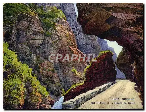 Cartes postales Beuil Gorges du Cians et la Route de