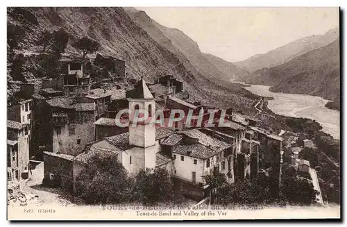 Cartes postales Touet de Beuil et la vallee du Var