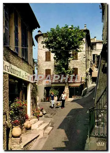 Cartes postales moderne Haut de Cagnes Montee de la bourgade Restaurant des peintres