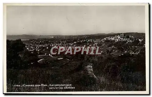 Ansichtskarte AK Cagnes Sur Mer Vue Panoramique vers le Cap d&#39Antibes