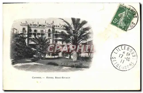 Cartes postales Cannes Hotel Beau Rivage