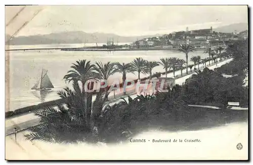 Cartes postales Cannes Boulevard de la Croisette