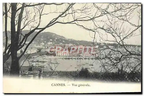 Cartes postales Cannes Vue Generale