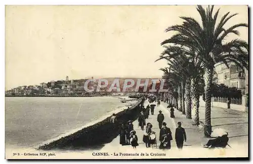 Cartes postales Cannes La Promenade de la Croisette