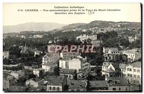 Ansichtskarte AK Cannes Vue Panoramique Prise de la Tour du Mont Chevalier Quartier des Anglais