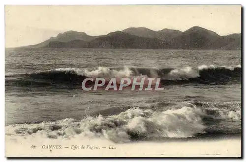 Cartes postales Cannes Eiffet de Vagues