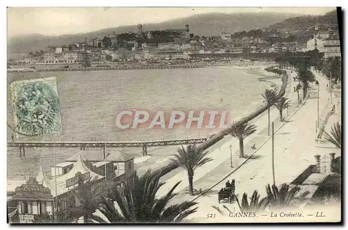 Cartes postales Cannes La Croisette