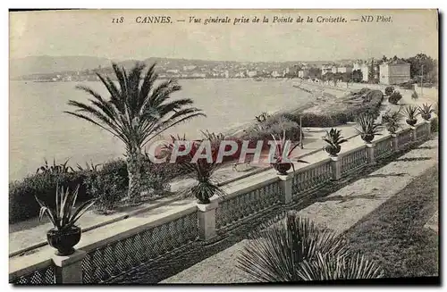 Cartes postales Cannes Vue Generale Prise de la Pointe de la Croisetle