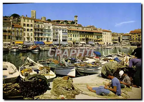 Moderne Karte Cannes Un Coin du Port le Quai St Pierre