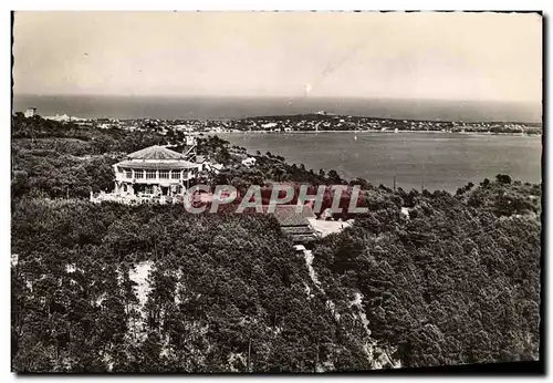 Cartes postales moderne Cannes Port en Arriere Plan la Croisette