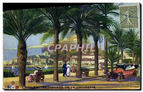 Cartes postales Cannes Promenade De La Croisette