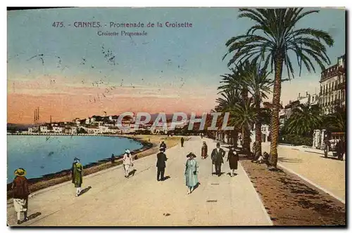 Cartes postales Cannes Promenade de la Croisette