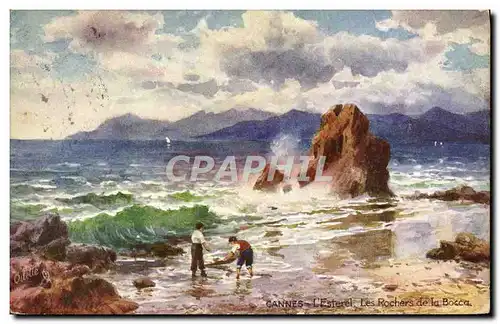 Cartes postales Cannes L&#39Esterel Les Rochers de la Bocca