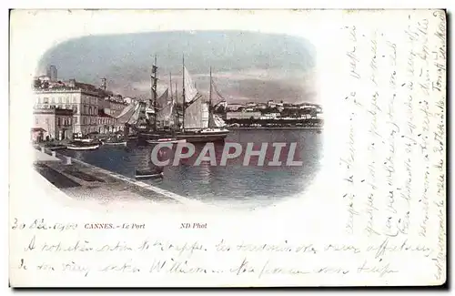 Cartes postales Cannes Le Port Bateaux