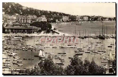 Cartes postales Cannes Le Port et la Croisette Bateaux