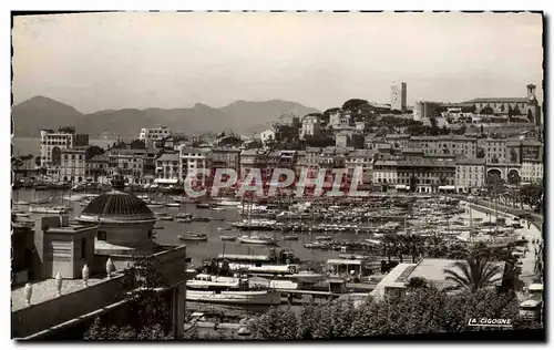 Cartes postales Cannes Le Port et le Suquet Au Loin L&#39Esterel