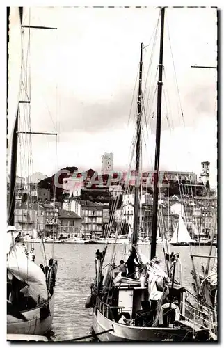 Cartes postales Cannes Vue Du Suquet Bateau