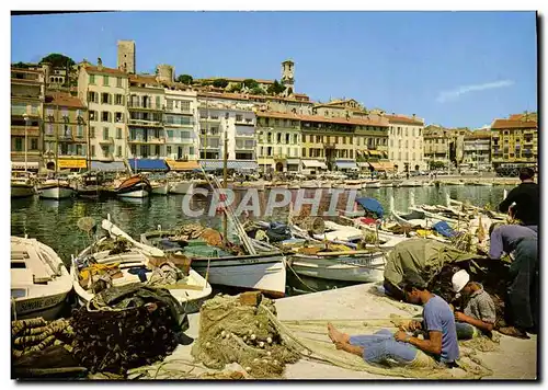 Ansichtskarte AK Cannes Un Coin du Port le Quai St Pierre e tle Suquet Bateaux