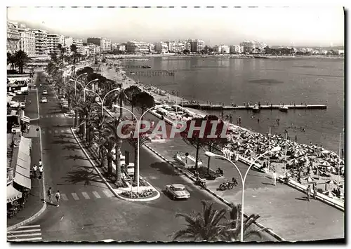 Ansichtskarte AK Cannes Cote D&#39Azur La croisette et les plages