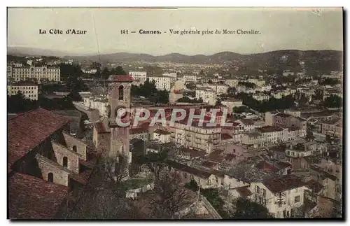 Cartes postales Cannes Vue Generale Prise du Mont Chevalier