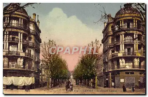 Cartes postales Cannes Boulevard Carnot