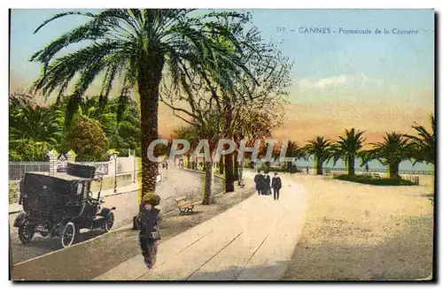 Ansichtskarte AK Cannes Promenade de la Croisette Automobile