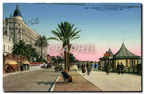 Cartes postales Cannes Promenade de la Croisette