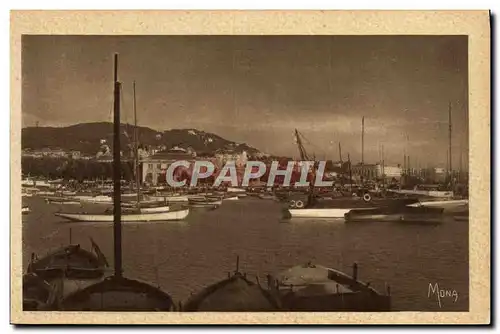 Ansichtskarte AK Cannes Le Port et le Casino Bateaux