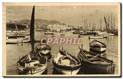 Cartes postales Cannes Le Port et le Casino Bateaux