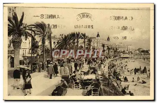 Cartes postales Cannes La Croisette