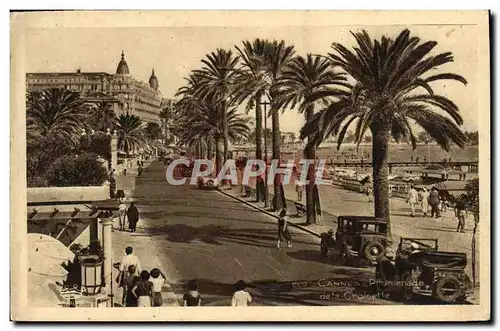 Cartes postales Cannes Promenade de la Croisette