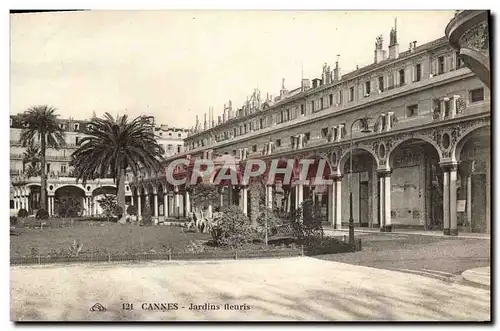 Cartes postales Cannes Jardins fleuris