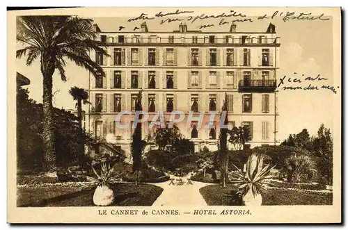 Cartes postales Le Cannet de Cannes Hotel Astoria