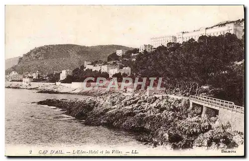 Cartes postales Cap d&#39Ail L&#39Eden Hotel et les Vilias