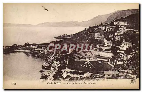 Cartes postales Cap d&#39Ail Vue prise en Aeroplane