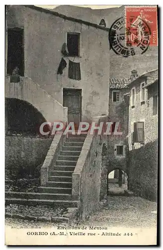 Cartes postales Gorbio Vieille rue