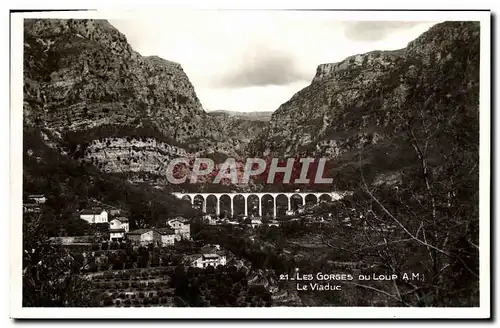 Cartes postales Les Gorges du Loup Le Viaduc