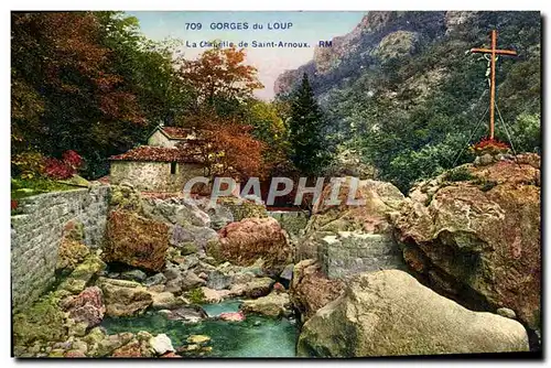 Ansichtskarte AK Gorges du Loup La chapelle de Saint Arnoux